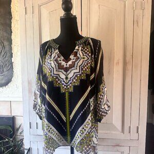 Hale Bob 100% Silk blouse/tunic